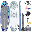Solstice Watersports 16' Maori Giant Inflatable Stand-Up Paddleboard w/Leash & 4 Paddles - 35180