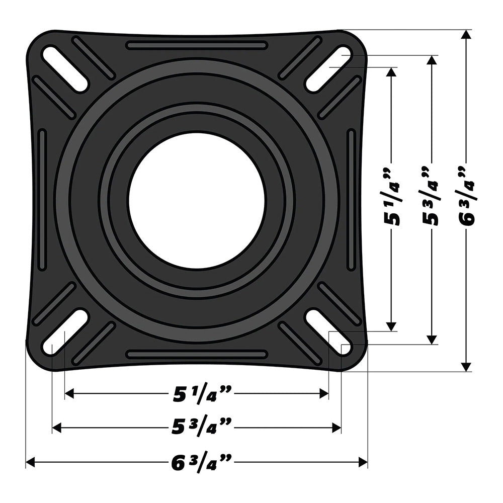 Wise 7" Swivel w/Quick Release Bracket - 8WD7SQR