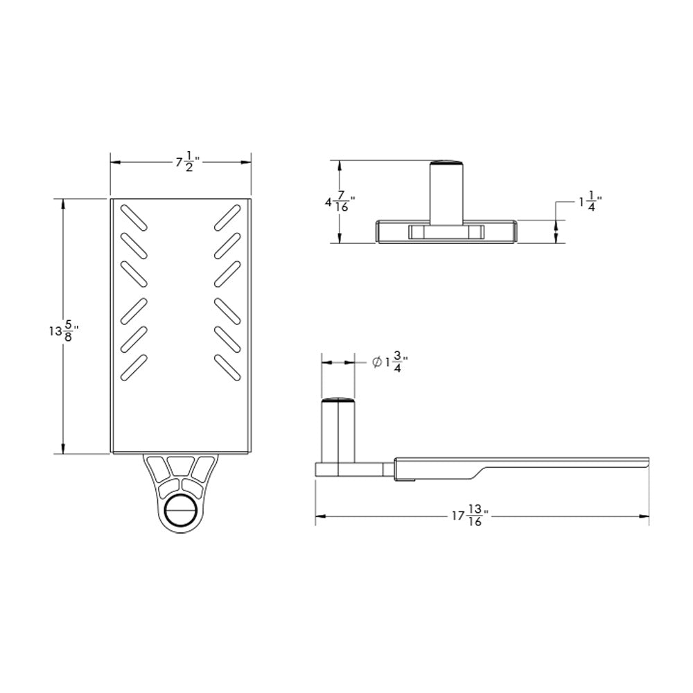 TACO ShadeFin Mini Swivel Seat Mount - T10-4000-13