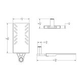 TACO ShadeFin Mini Swivel Seat Mount - T10-4000-13