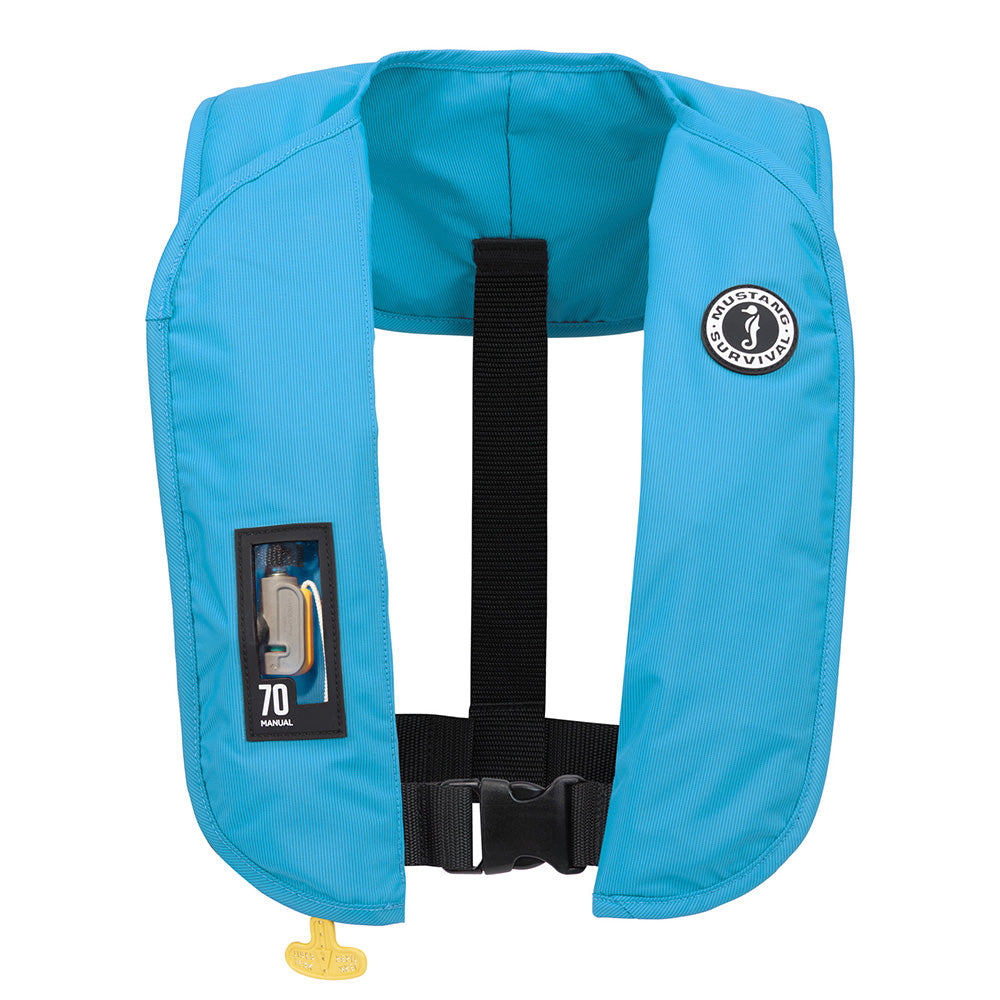 Mustang MIT 70 Manual Inflatable PFD - Azure (Blue) - MD4041-268-0-202