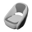 TACO Caladesi Smooth Bucket Seat - White/Grey - BA225WHT-GRY
