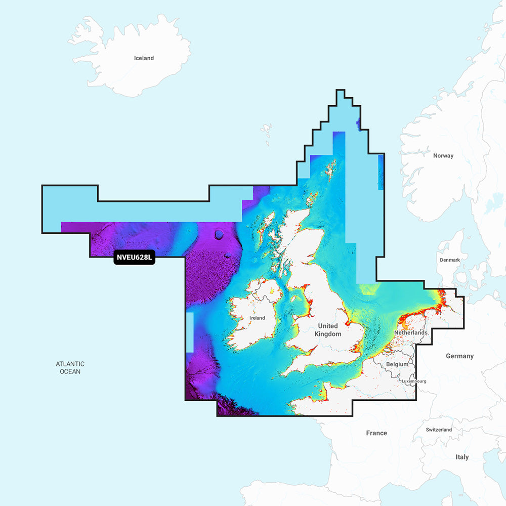 Garmin Navionics Vision+™ NVEU628L U.K., Ireland & Holland - 010-C1271-00