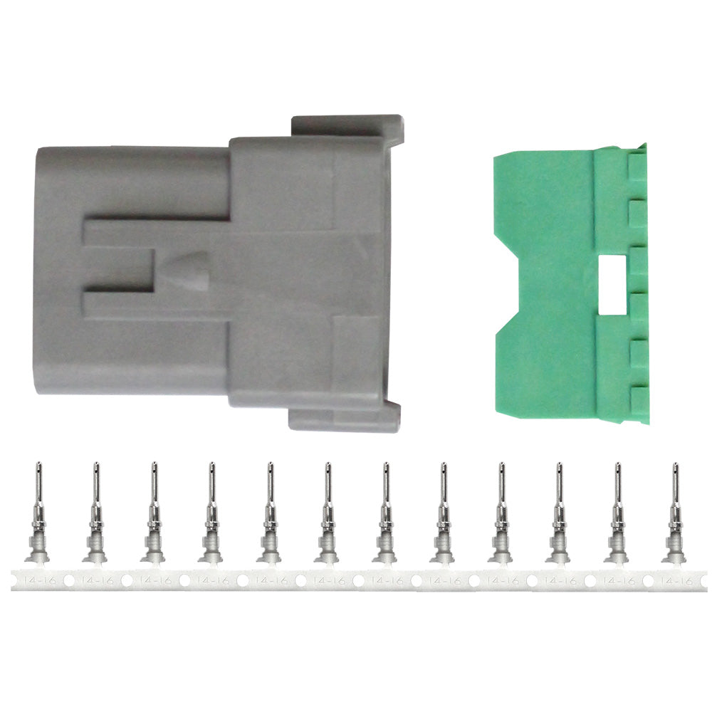 Pacer DT Deutsch Receptacle Repair Kit - 14-18 AWG (12 Position) - TDT04F-12RP