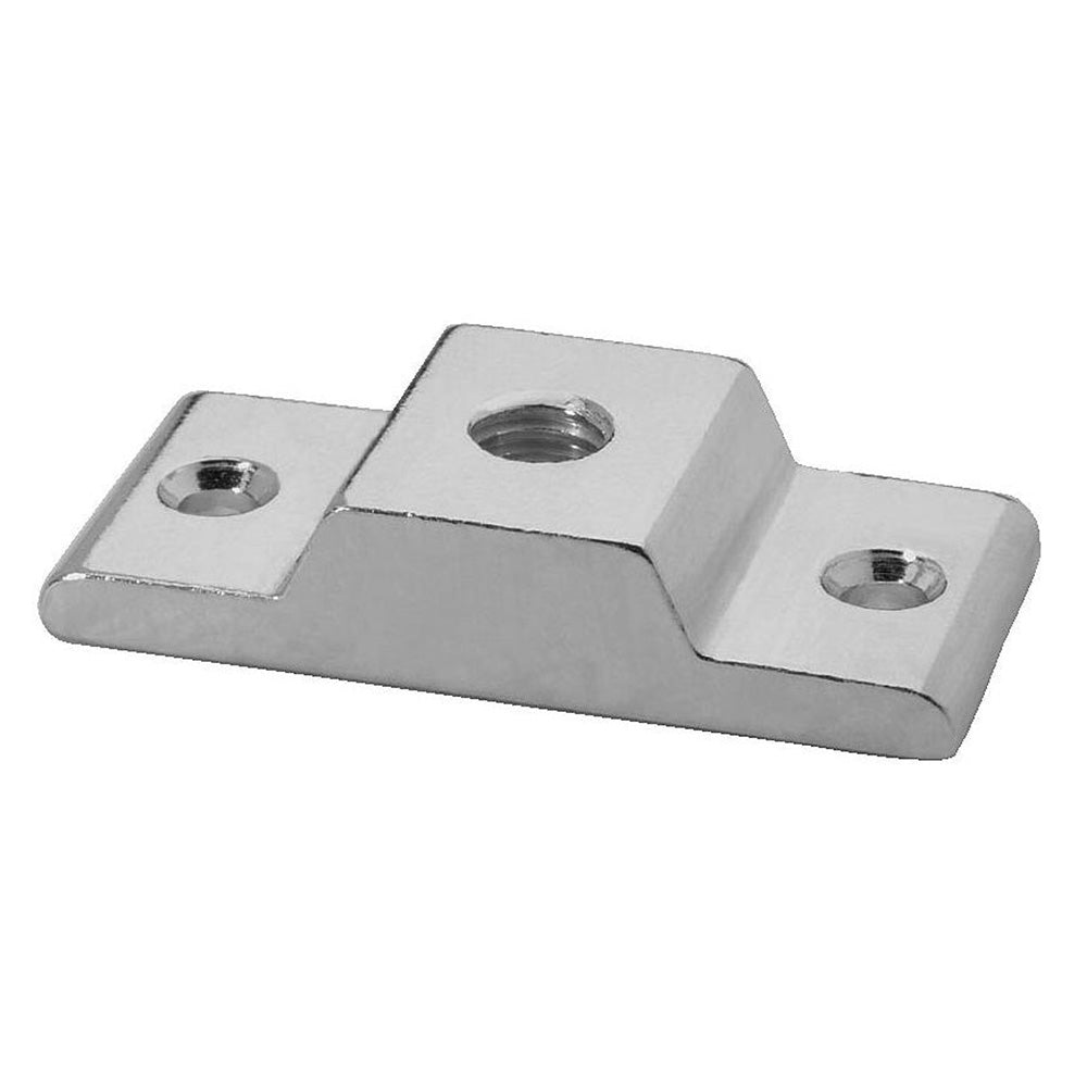 Attwood Sure-Grip Flat Rail Base - Fits Square Rail - 5072-7