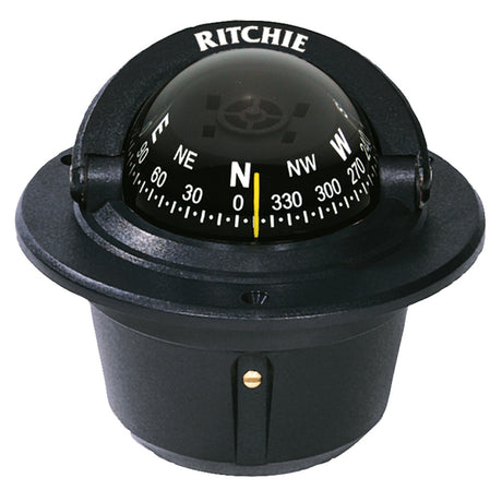 Ritchie F-50 Explorer Compass - Flush Mount - Black - F-50