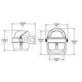 Ritchie RA-91 RitchieAngler Compass - Bracket Mount - Gray - RA-91