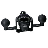 Ritchie YB-600 Globemaster Steel Boat Compass w/5° Card - 12V - Yoke Mounted - Black - YB-600