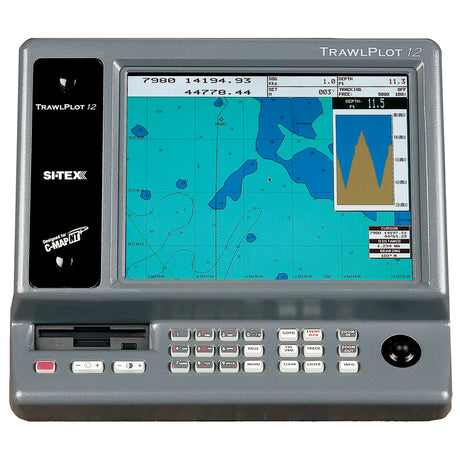 SI-TEX TRAWLPLOT 12 SD Color Chartplotter with WAAS Receiver - TRAWLPLOT 12