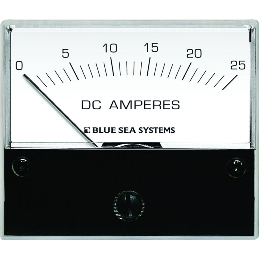 Blue Sea 8005 DC Analog Ammeter - 2-3/4" Face, 0-25 Amperes DC - 8005