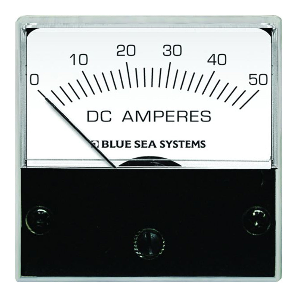 Blue Sea 8041 DC Analog Micro Ammeter - 2" Face, 0-50 Amperes DC - 8041