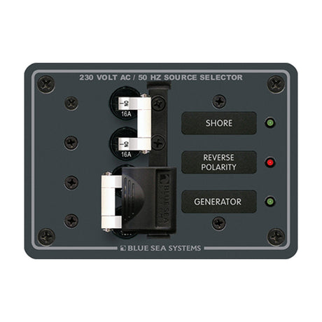 Blue Sea 8132 AC Toggle Source Selector (230V) - 2 Sources - 8132