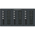 Blue Sea 8165 AV 24 Position 230v (European) Breaker Panel - White Switches - 8165