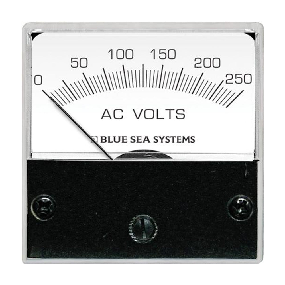Blue Sea 8245 AC Analog Micro Voltmeter - 2" Face, 0-250 Volts AC - 8245