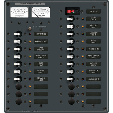 BLUE SEA 8380 BREAKER PANEL DC 22 POS MAIN - 8380