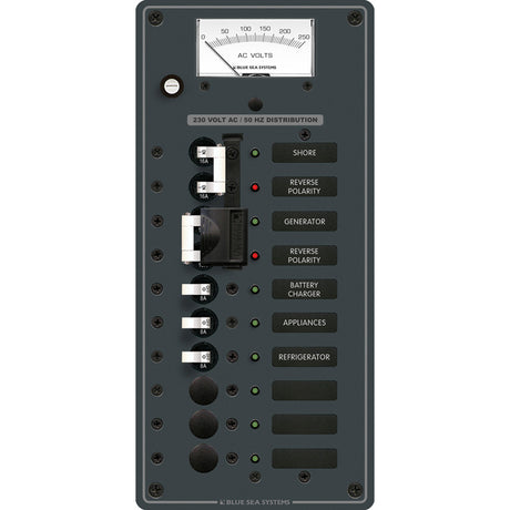 Blue Sea 8589 AC Toggle Source Selector (230V) - 2 Sources + 6 Positions - 8589