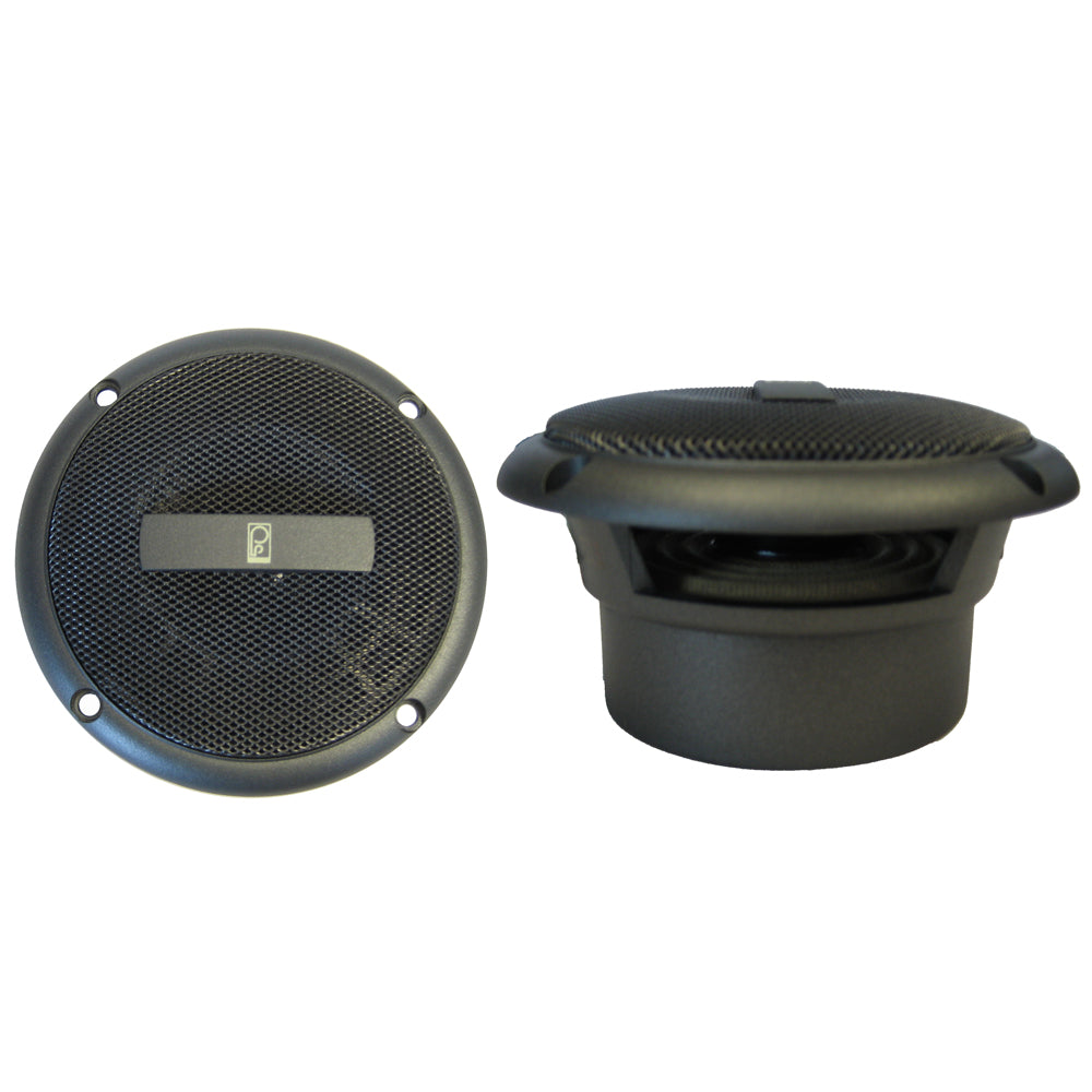 Poly-Planar MA-3013 3" 60 Watt Round Component Speakers - Gray - MA3013G