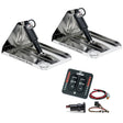 Lenco 17" x 12" Extreme Duty Performance Trim Tab Kit w/    LED Indicator Switch Kit 12V - RT17X12XDI - RT17X12XDI