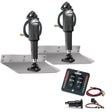 Lenco 9" x 30" Standard Trim Tab Kit with LED Indicator     Switch Kit 12V - TT9X30I - TT9X30I