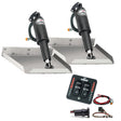 Lenco 12" x 18" Edgemount Trim Tab Kit with LED Indicator   Switch Kit 12V - TT12X18EI - TT12X18EI