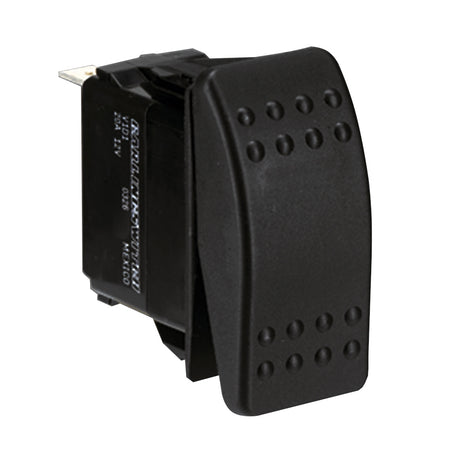 Paneltronics DPDT (ON)/OFF/(ON) Waterproof Contura Rocker Switch - Momentary Configuration - 001-453