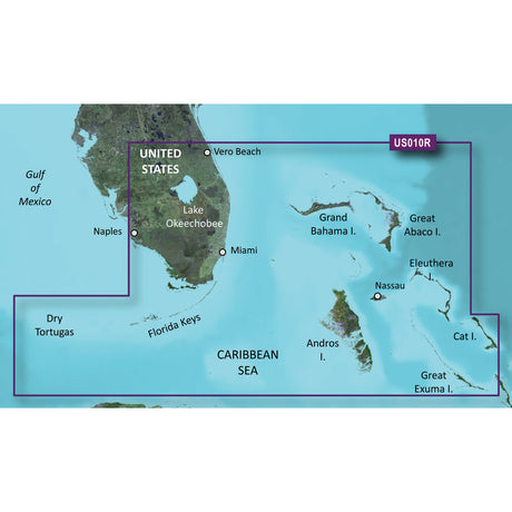 Garmin BlueChart g3 Vision HD - VUS010R - Southeast Florida - microSD /SD 010-C0711-00