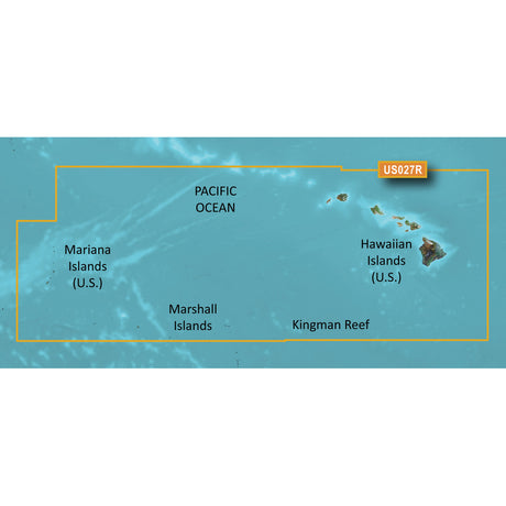 Garmin BlueChart g3 Vision HD - VUS027R - Hawaiian Islands - Mariana Islands - microSD /SD 010-C0728-00