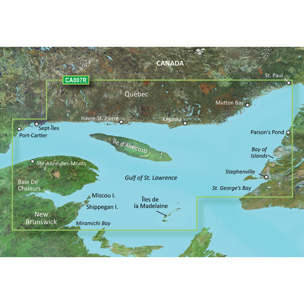 Garmin BlueChart® g3 Vision® HD - VCA007R - Les Mechins - St. George's Bay - microSD /SD  - 010-C0693-00