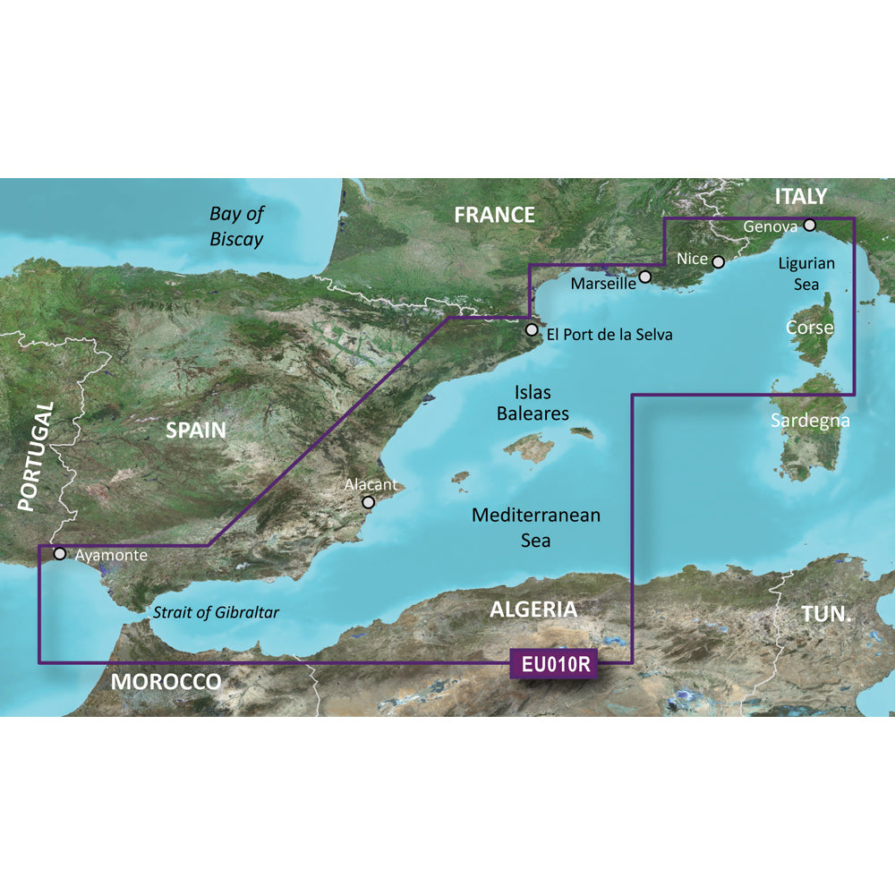 Garmin VEU010R - Spain, Mediterranean Coast - SD Card - 010-C0768-00 - 010-C0768-00