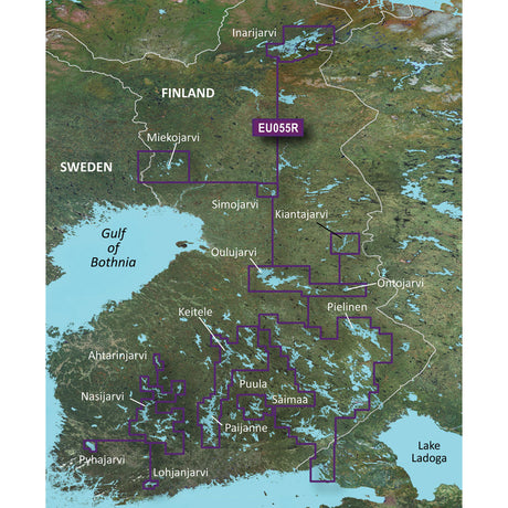 Garmin VEU055R - Finnish Lakes - SD Card - 010-C0791-00 - 010-C0791-00