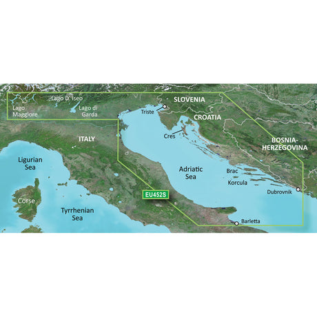 Garmin BlueChart® g3 Vision® HD - VEU452S - Adriatic Sea, North Coast - microSD /SD  - 010-C0796-00