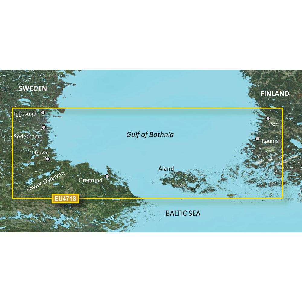 Garmin BlueChart® g3 Vision® HD - VEU471S - Gulf of Bothnia - microSD /SD  - 010-C0815-00