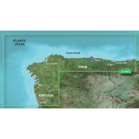 Garmin BlueChart® g3 Vision® HD - VEU486S - Galicia & Asturias - microSD /SD  - 010-C0830-00