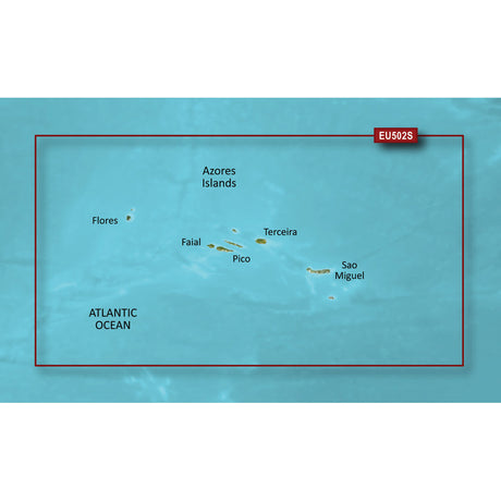 Garmin BlueChart® g3 Vision® HD - VEU502S - Azores Islands - microSD /SD  - 010-C0846-00