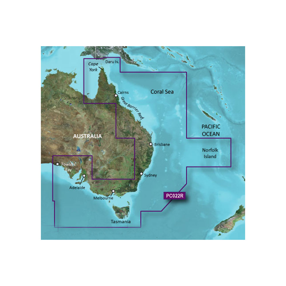 Garmin BlueChart® g3 Vision® HD - VPC022R - East Coast Australia - microSD /SD  - 010-C0756-00