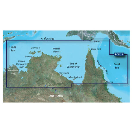 Garmin BlueChart® g3 Vision® HD - VPC412S - Admiralty G. WA - Cairns - microSD /SD  - 010-C0870-00