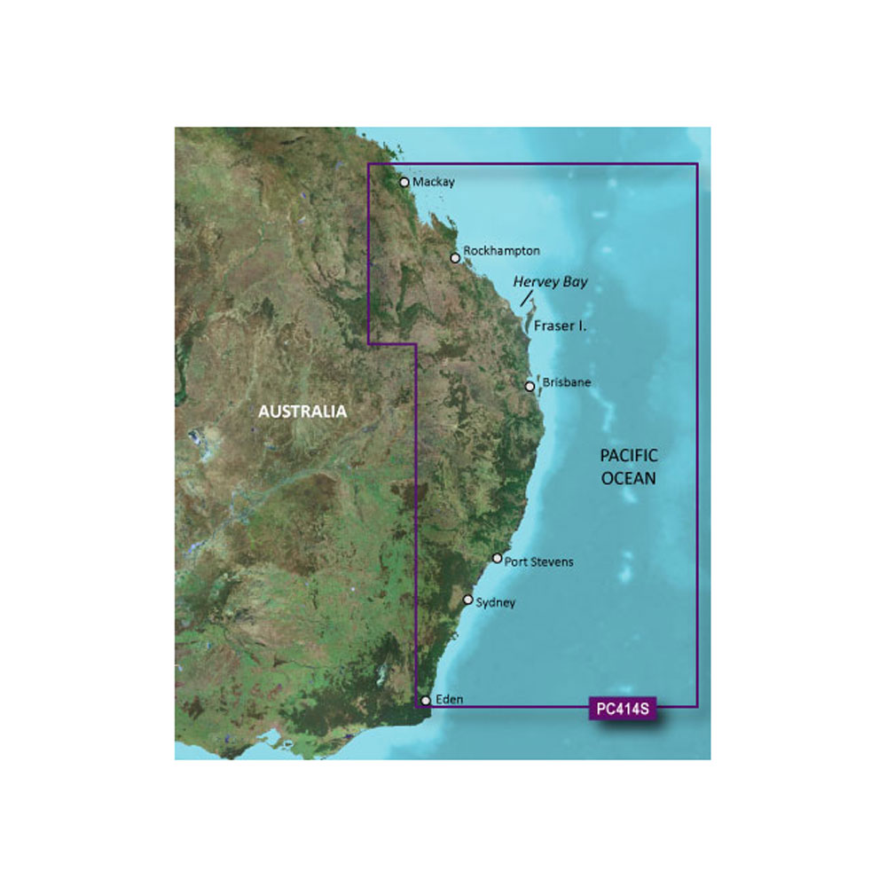 Garmin BlueChart® g3 Vision® HD - VPC414S - Mackay to Twofold Bay - microSD /SD  - 010-C0872-00