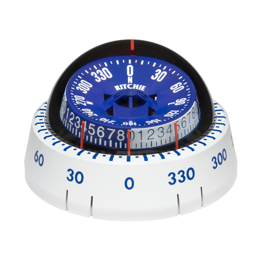 Ritchie XP-98W X-Port Tactician  Compass - Surface Mount - White - XP-98W