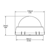 Ritchie XP-98W X-Port Tactician  Compass - Surface Mount - White - XP-98W