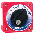 Perko Compact Medium Duty Battery Selector Switch with Key Lock - 8512DP
