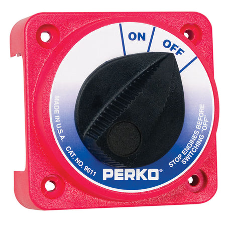 Perko 9611DP Compact Medium Duty Main Battery Disconnect Switch - 9611DP