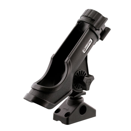 Scotty Powerlock Rod Holder Black w/241 Side/Deck Mount - 230-BK