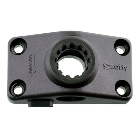 Scotty 241 Locking Combination Side or Deck Mount - Black - 241L-BK
