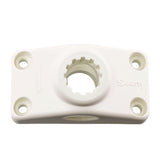 Scotty Combination Side / Deck Mount - White - 241-WH