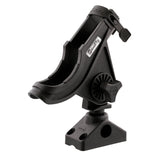 Scotty 280 Bait Caster/Spinning Rod Holder w/241 Deck/Side Mount - Black - 280-BK