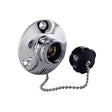 Perko Water Inlet Fitting with Plug - 0499DP0CHR