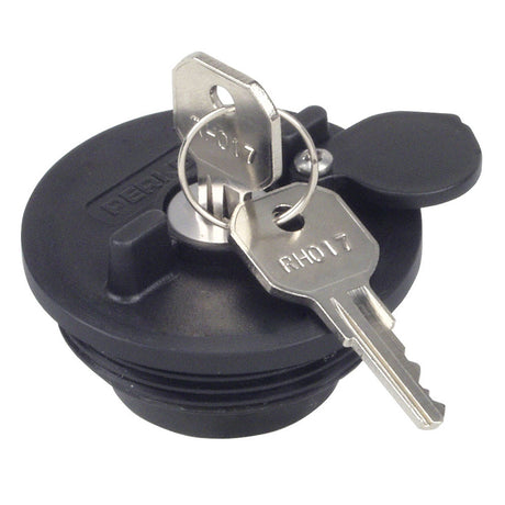 Perko Fuel System Locking Cap for  1-1/2" Non-Vented Fills - 1324DP0BLK