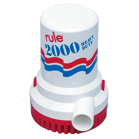 Rule 2000 GPH Non-Automatic Bilge Pump - 32v - 11