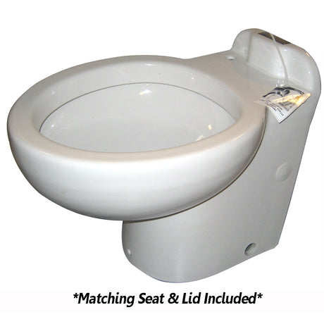 Raritan Marine Elegance Toilet - Household Style - White - Remote Intake - Dual Function Controller - 12v - 220HR01202 - 220HR01202
