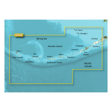 Garmin BlueChart  g3 Vision  HD - VUS034R - Aleutian Islands - microSD/SD - 010-C0735-00